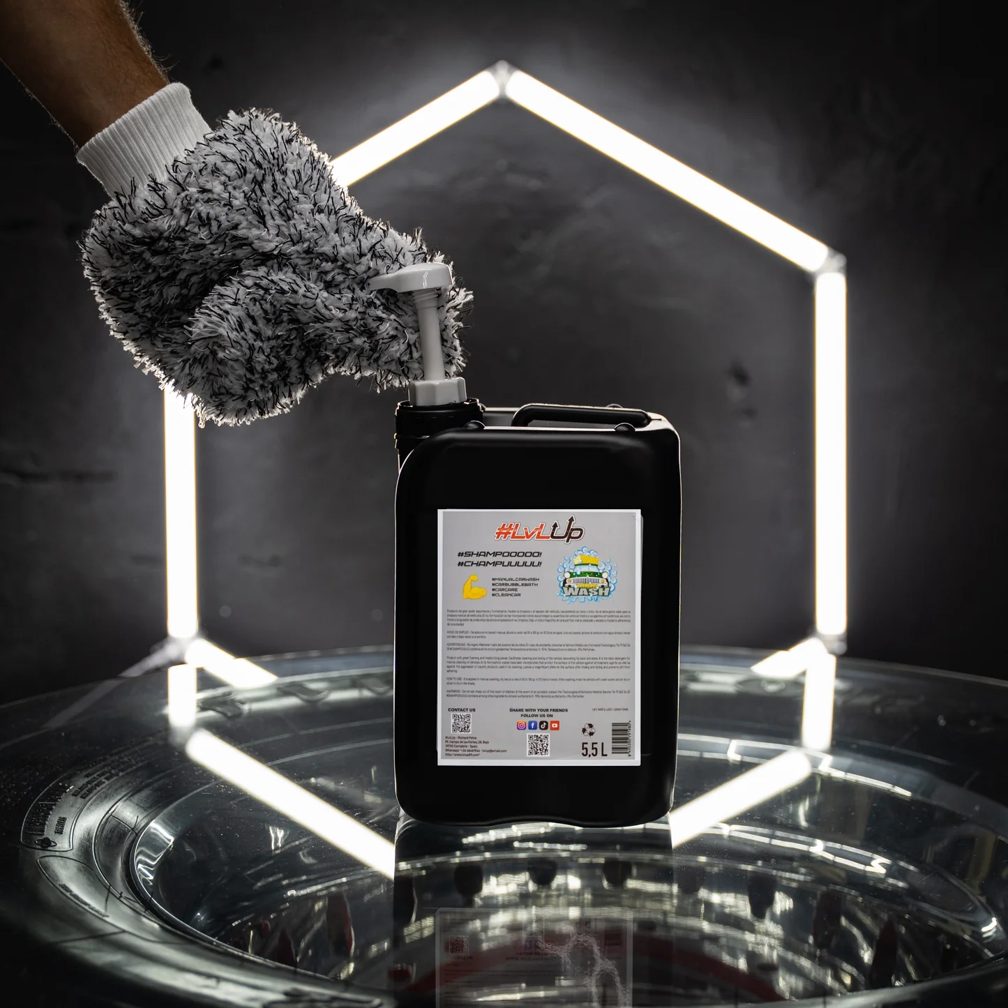 LvLUp #SHAMPOOOOOO !!! LAVAGE MANUEL ( 5.5 L )