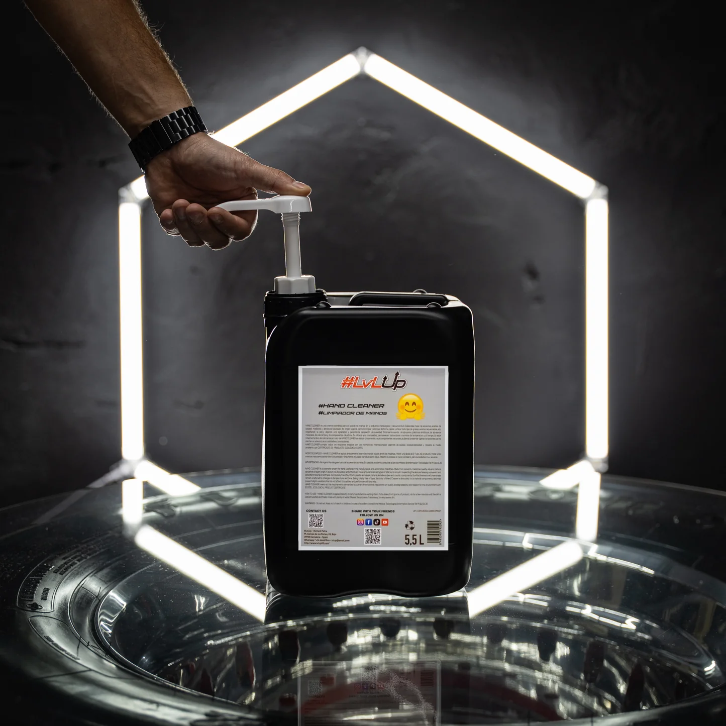 LvLUp #HAND CLEANER (5.5L)